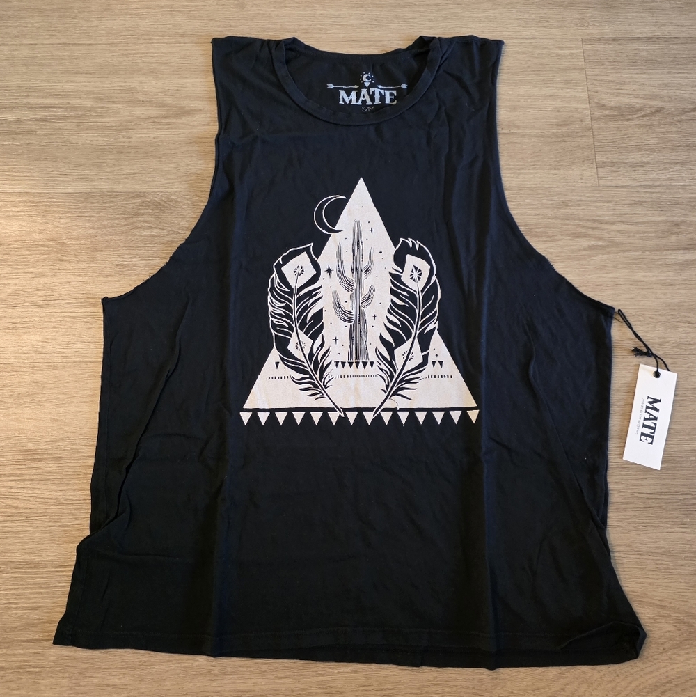 NWT MATE Los Angeles Cactus Tank Top